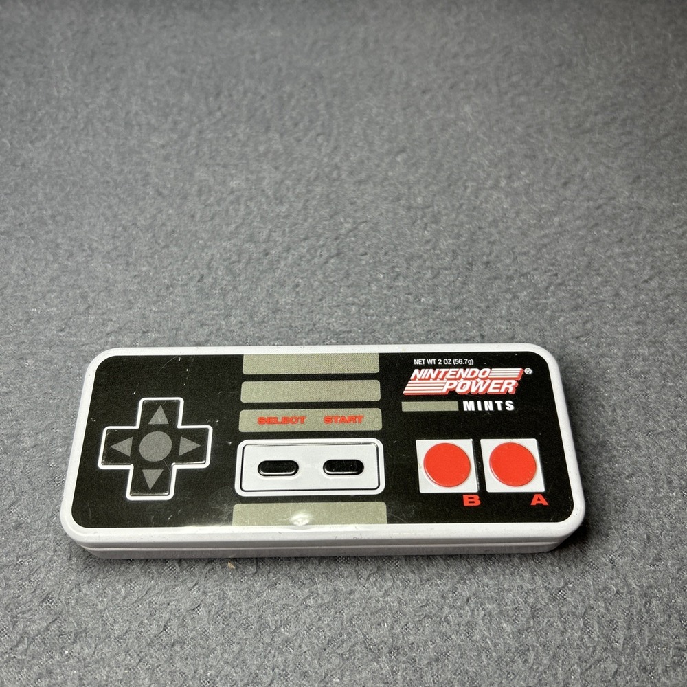 Nintendo Power Mints 2005 Game Controller Collectible Tin Opened